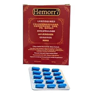 7Days Hemorrhoid Detox Formula,痔疮解毒丸,7天疗程配方, Works to Address Root Causes of hemorrhoid for Lasting Relief,