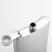 6 Pcs 8 oz Hip Stainless Steel Flask & Funnel Set by QLL, Easy Pour Funnel is Included, Great Gift