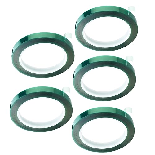 Uonlytech 10 Peças Fita Listrada Verde Tinta Spray Fita Adesiva Verde Fita De Temperatura Placa De C