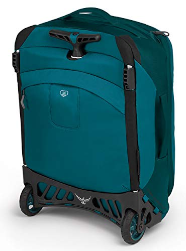 Osprey Packs Transporter Wheeled Global Carry On Luggage, Westwind Teal