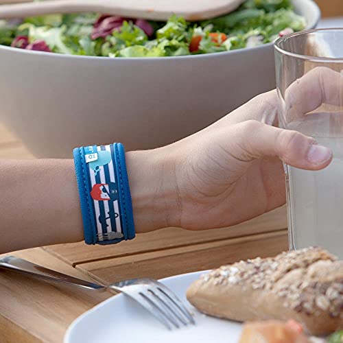 Para'kito Bug & Mosquito Bracelets For Kids | Mosquito Spray Alternative | Waterproof, Outdoor Insect Wristband W/Natural Essential Oils | Hiking, Trekking & Camping Accessories (Pirate) #TOP7