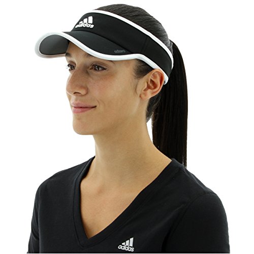 Adidas Womens Women S Adizero Ii Visor, Black/White, One Size Us #TOP6