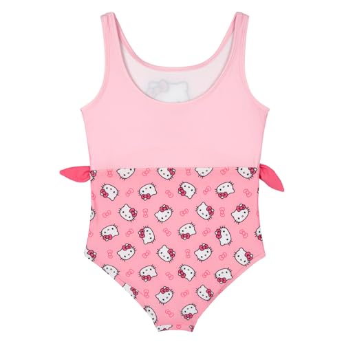 Image of Hello Kitty One Piece Bathing Suit UPF 50+ Newborn to Big Kid Sizes (0-6 Months - 14-16)