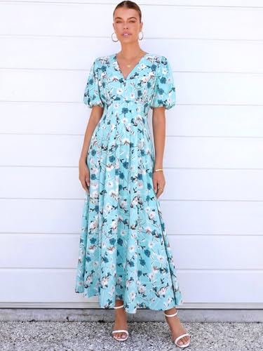 Image of Maxigerui Women's Summer Floral Maxi Dress Spring Wedding Guest Dress 2026
