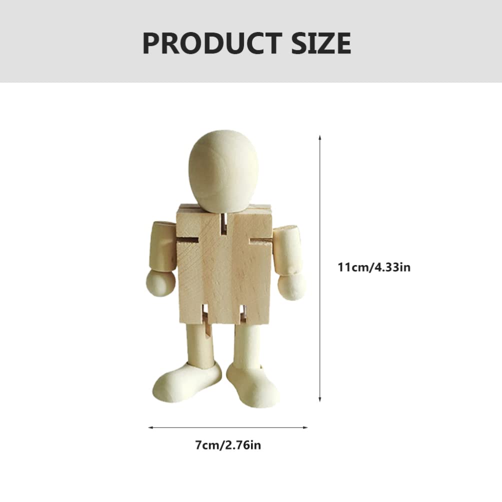 Toyvian – 16 Paires De Sabots Miniatures En Bois Vierges, Parfaits Pour DIY, Peinture Et Décoration De Maison De Poupée