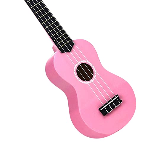 Image of POMAIKAI Soprano Ukulele for Beginners, 21 Inch Kids Ukulele with Gig Bag (Pink)