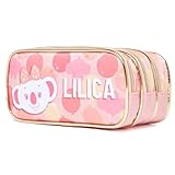 Estojo Triplo Lilica Ripilica Happy Days Salmão - Pacific