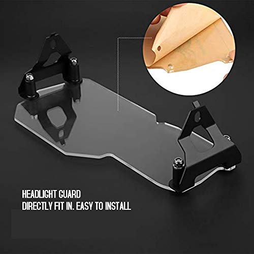 Anself Tampa do farol Farol Acrílico Transparente Protetor Guarda Tampa Protetora Da Motocicleta Apt