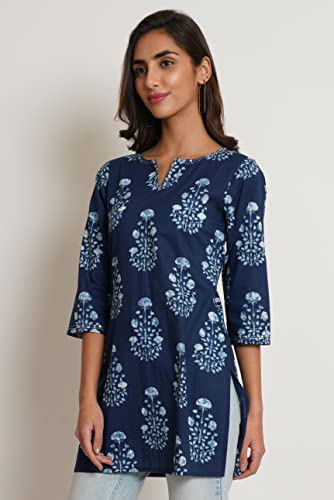 Image of COTLAND Fashions Jaipuri Cotton Printed Short Kurti for Women