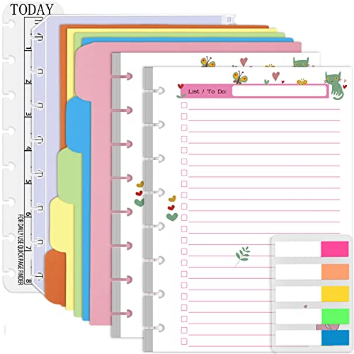 Planificateur de listes To Do junior avec recharge 180 pages et intercalaires