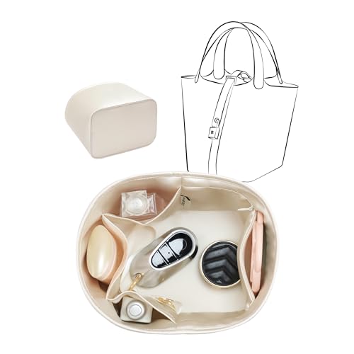 Image of Fits for Picotin Bag Insert Organizer For Hermes(22,Craie)