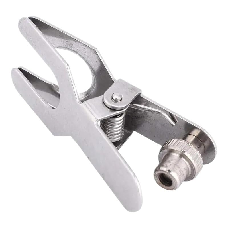 Morsetto da laboratorio da 6 pezzi, morsetto a pizzico in acciaio inossidabile, supporto for becher, morsetto for beuta, morsetto da laboratorio in metallo, morsetto a giunto sferico