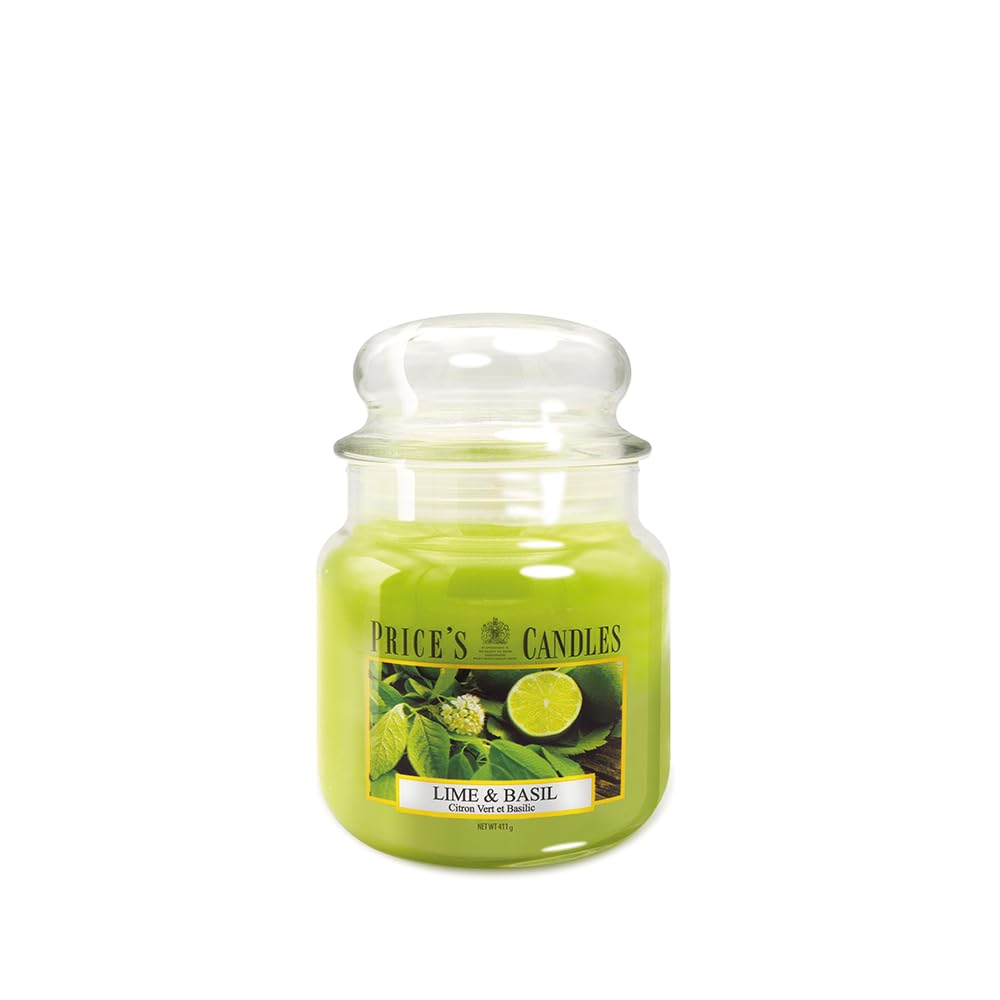 Price's Candles Â Giara Media Â Giara Media In Glass, Various Fragrances, Weight Net 411G Â Autonomy 65-90H