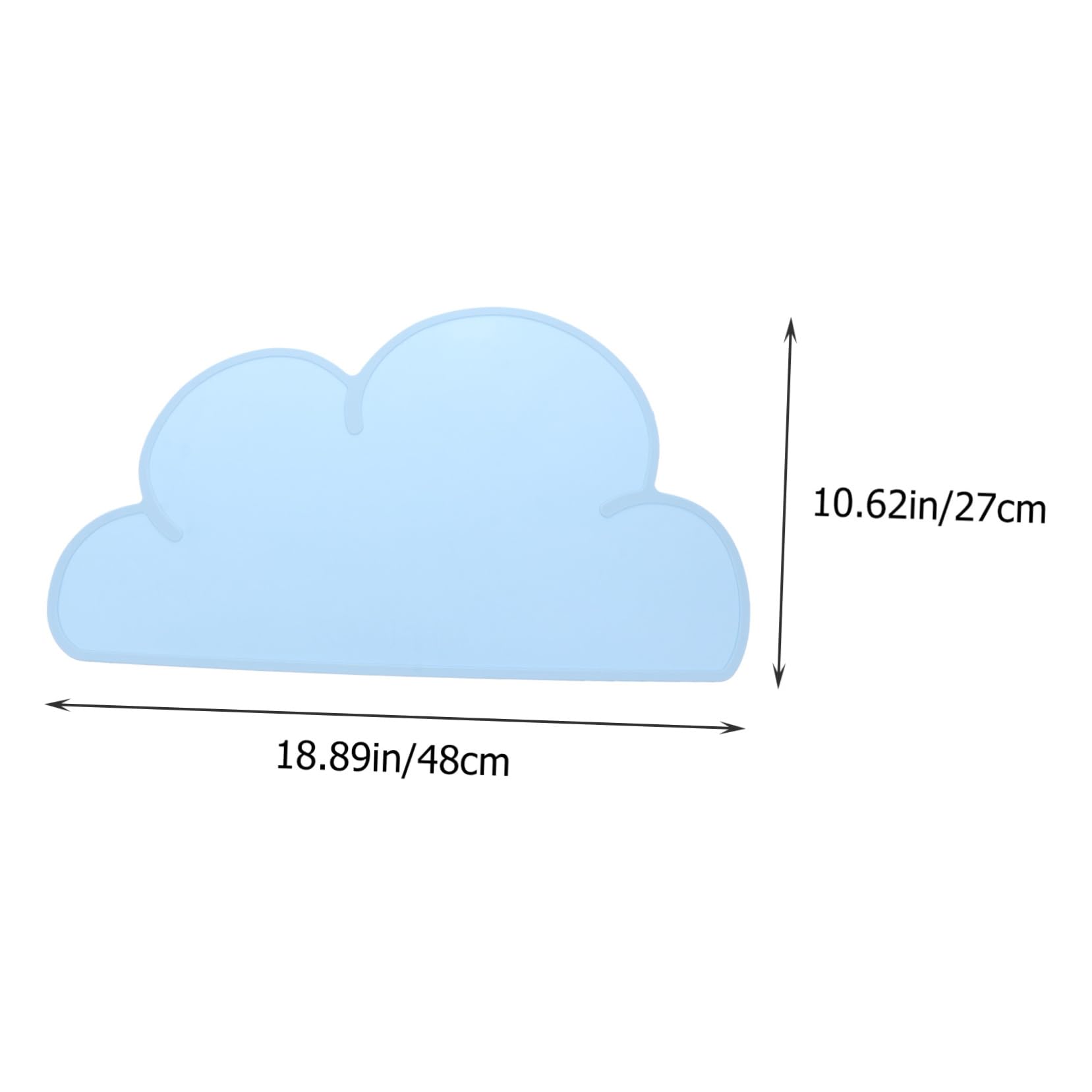 Happyyami Silicone Pet Food Mat Durable Cat Bowl Mat Non Slip Design for Dog Feeding Heat Insulation Easy for Indoor Use