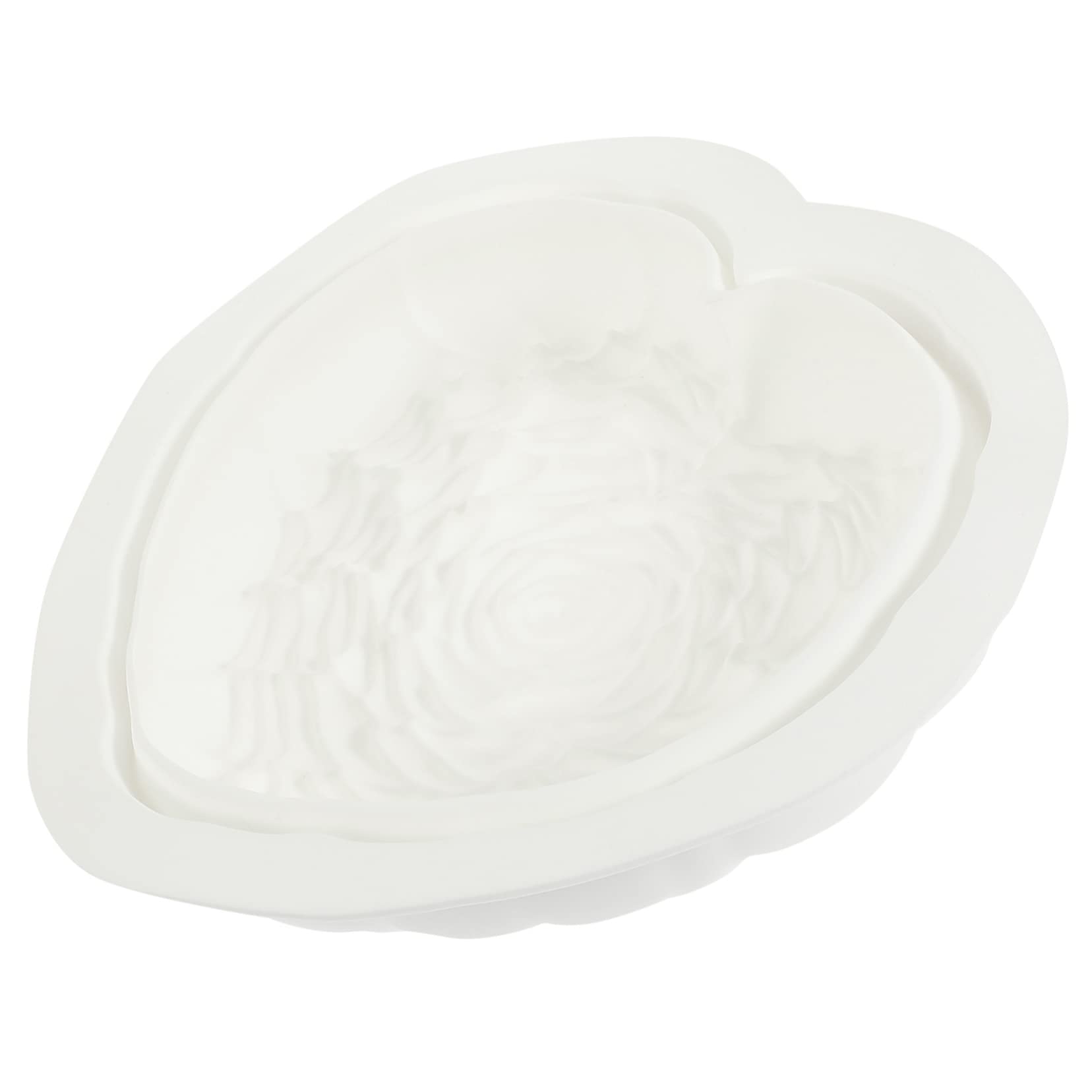 ABOOFAN 3 Pièces Moule à gâteau coeur moule chien cocotte avec couvercle en forme de moule gateau coeur patisserie accessoire moule à gâteau en silicone Moule coeur Gel de silice blanche