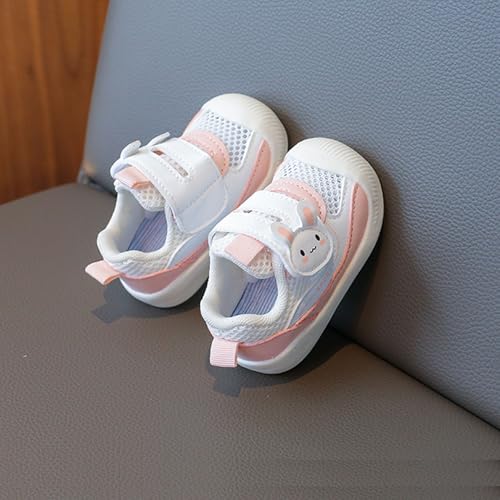 Baby Breathable Sneakers Infants Mesh Sport Shoe Lightweight First Walking Shoes Cute Bear Bunny Decoration Indoor Non-Slip3