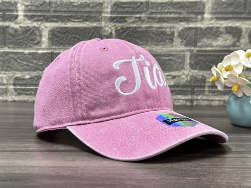 Image of Embroidered Adjustable Baseball Hat for Men Women, Washed Cotton | Premium Embroidery Design, Adjustable Metal Buckle Closure, Simple Lifestyle Wear