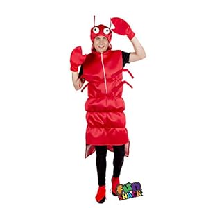 Fun Shack Disfraz Langosta Adulto, Disfraz Despedida Soltero Hombre Disponible en Talla Única