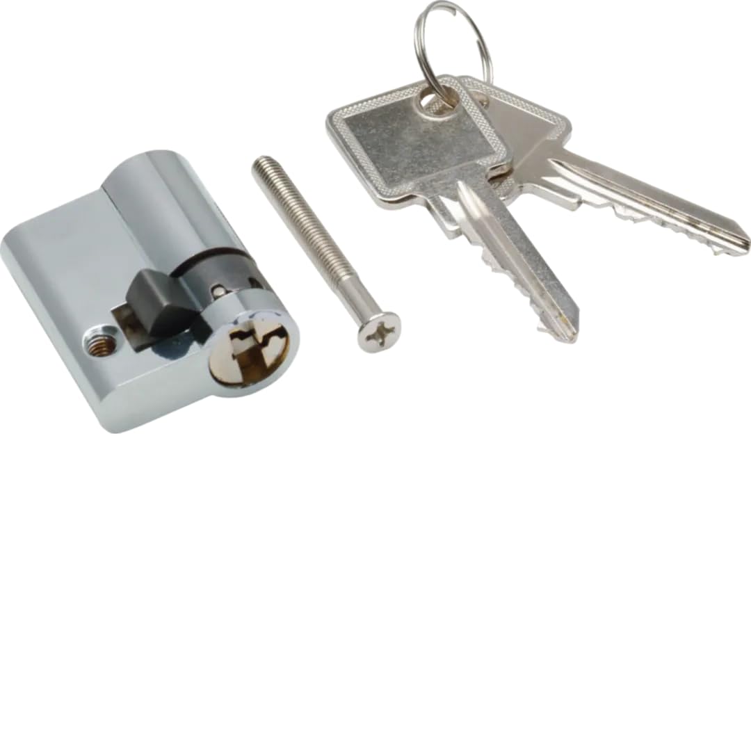 Semicilindro de perfil Hager ZAY50994 de alta precisión con juego de 2 llaves