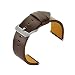 Kartice For Samsung Gear S3 Classic/Frontier Smartwatch Band,22MM Genuine Leather Strap Replacement Buckle Strap Wrist Band for Samsung Gear S3 Frontier/Classic (Brown)