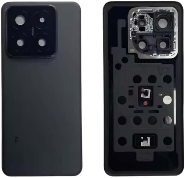 YOOOKOOO Compatible Rear Back Cover for Xiaomi 14T Pro – Battery Door Housing Replacement Part (Grey no Lens)