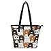 Tragetasche Niedlicher Kawaii Teddybär Panda Polar Und Grizzly Umhängetaschen Aus Leder Für Damen