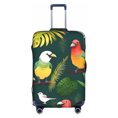 Housse de protection pour valise grand format au motif exotique et finitions premium