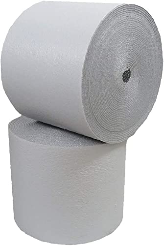 US Energy Reflective Foam Core Insulation Garage Door White Foil 21 Inch x 9ft Roll White/Foil Finish AD5 (1/4 inch Thick) USA Made Meets Fire Code