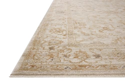 Loloi Magnolia Home by Joanna Gaines Pace Collection PAC-02 Natural/Gold 7'-10" x 10' Area Rug