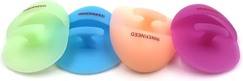 Miniatura 29 de INNERNEED Cepillo de limpieza facial de silicona suave, limpiador facial manual, exfoliante, masaje, acné, espinillas, almohadillas de mano