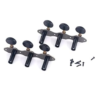 Musiclily Pro 3+3 Style Baker Guitare Tuners Mécaniques pour Guitare Classique - Les Beatles, Paul McCartney, John Lennon, RIngo Starr, George Harrison Musiclily Pro 3+3 Style Baker Guitare Tuners Mécaniques pour Guitare Classique – Image 2