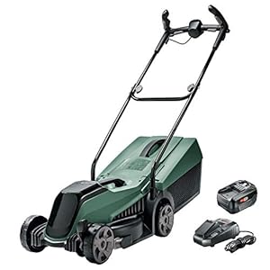 Bosch Cordless Lawnmower CityMower 18 (18 Volt, 1x battery, cutting width: 32 cm, lawns up to 300 m², in carton packaging)