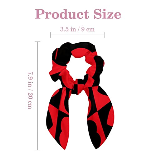 Chouchou cheveux nœud papillon anti-casse pour queue de cheval nette - 3
