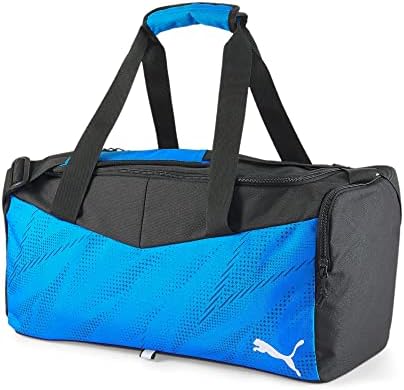 Puma Unisex Yetişkin individualRISE Small Bag, Electric Blue Lemonade-Puma Black, Tek Beden