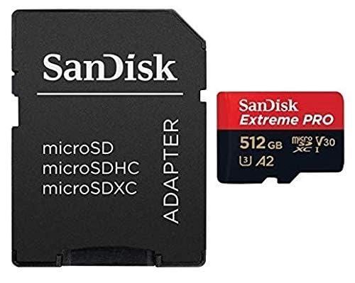 Amazon | SanDisk 512GB microSD Extreme PRO メモリーカード 