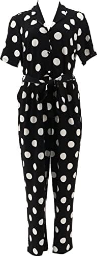 Studio Park x Leah Williams Polka Dot Knit Jumpsuit A492431