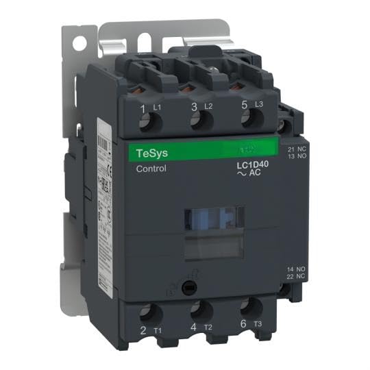 Contacteur CA LC1D40U7 3P 3NO inverseur moteur 40A bobine 240V alternatif