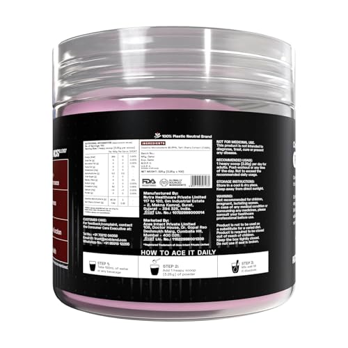 Image of Ace Blend Micronised Creatine Powder 100 Servings | Tart Cherry Extract | For Strength, Endurance And Recovery | Creatine Monohydrate | Big Muscle Protein Support| High Absorption | 325g