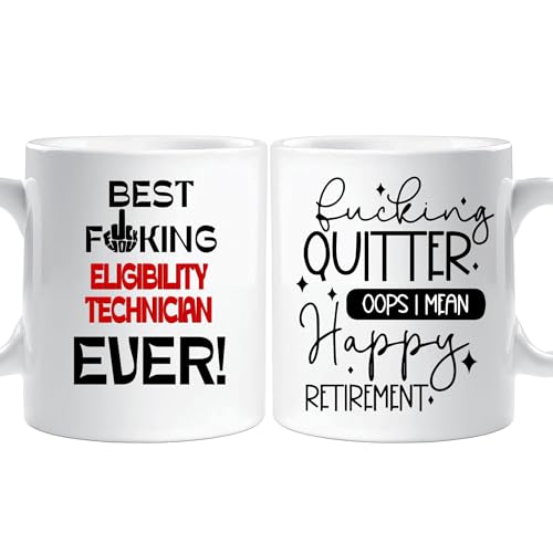 Funny Eligibility Technician Retirement Gift, Retired Eligibility Technician Appreciation Gifts,