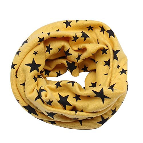 Scarf Child Kids Winter Warm Cotton Snood Scarf Shawl Boys Girls Neck Warm Neckerchief (Color: 7) (2) (Yellow)