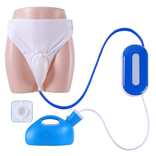 HZFAIGLL Electric Urine Collector for Men, Collection Urine Reusable Portable Urinal, 0.5 Seconds Quick Induction, 10 Seconds Complete Absorption