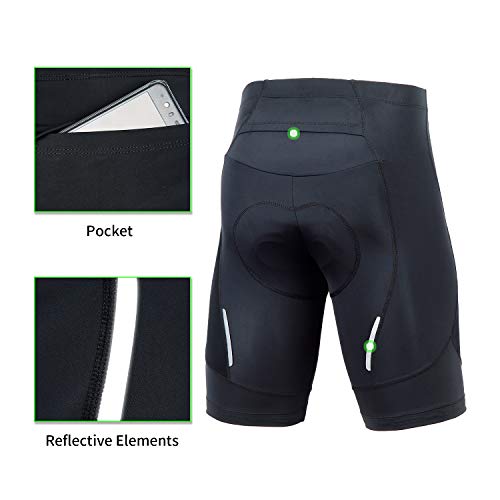 Image of beroy Men's Comfortable Bicycle Cycling Pants, 3D Padded Bike Shorts