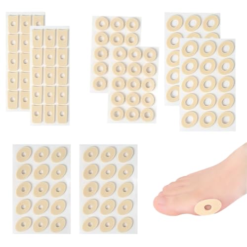 Almohadillas de callos auto adhesivos, cojines de maíz espuma suave almohadillas adhesivas de callus para almohadilla de maíz para cuidado de los pies del hogar 120 piezas