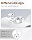 Jeracol Kupfer Magnetringe für Frauen Männer 4PCS Ultrastarke Magnete 99,99% reines Kupfer Einstellbare Größe mit Geschenkbox