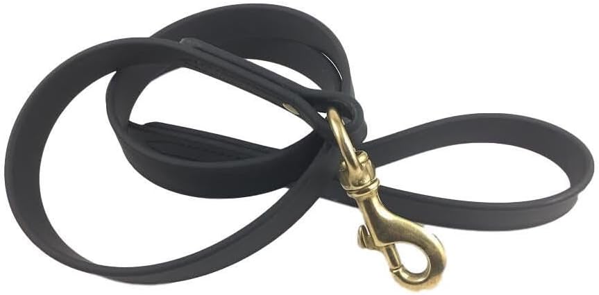 Overdrive K9 5/8" Biothane Leash Super Heavy Black (4Ft)