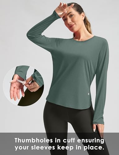 Image of Women's Sun Shirts UPF 50+ Long Sleeve UV Protection Shirt Lightweight Quick Dry Workout Hiking Tops for Women