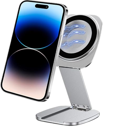 Soporte magnético para teléfono y tableta con giro de 360 grados plegable para oficina