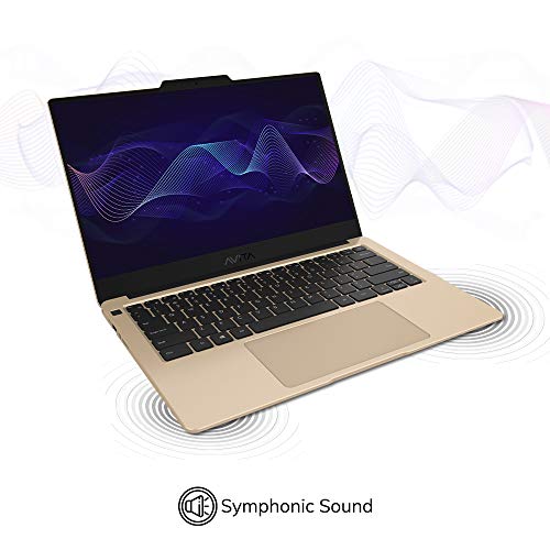 Image of AVITA LIBER V14 NS14A8INW561-UGA 14-inch Laptop (AMD R7-3700U /8GB /512GB SSD /FHD /Windows 10 Home /Radeon RX Vega 10 Graphics / 1.25KG), Unicorn Gold