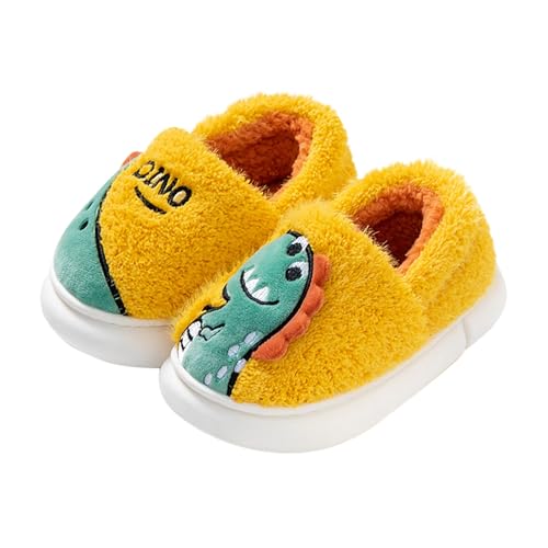 Toddler Cute Warm Winter House Slippers Kids Boys Girls Indoor Home Slippers Cozy Lightweight Plush Non-Slip Shoes