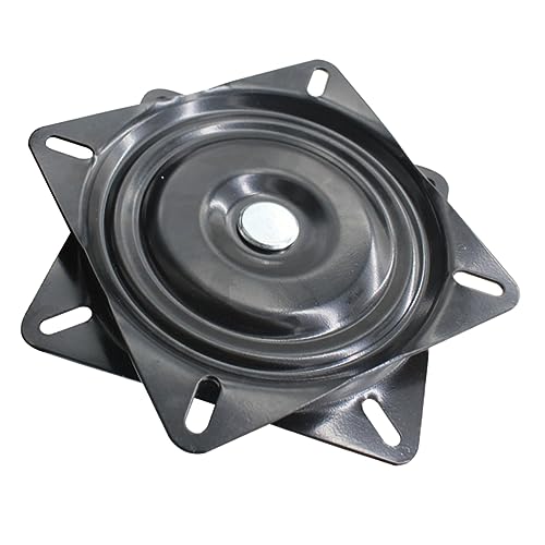 ABOOFAN Swivel Chair Base Turntable Heavy Duty Bar Stool Swivel Plate for Furniture (Black)